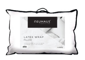 Neuhaus latex wrap pillow