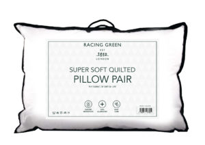 Racing Green quilted pillow pair